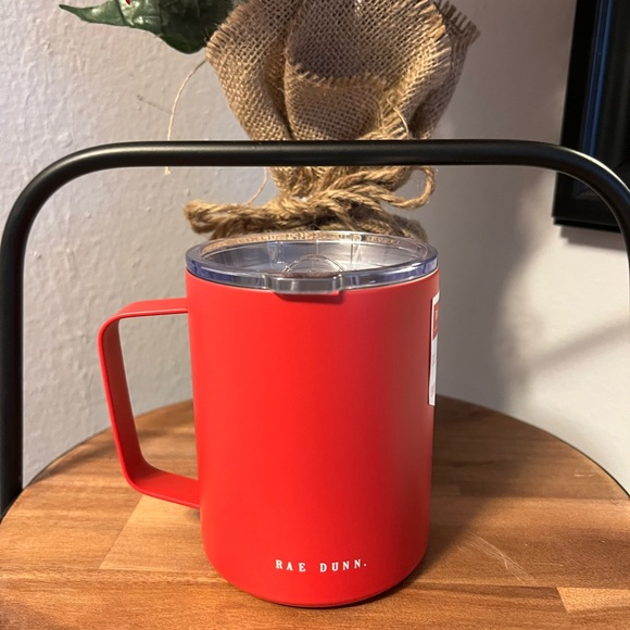 Rae Dunn “Hot Cocoa” New Red Insulated Mug - Picture 5 of 6